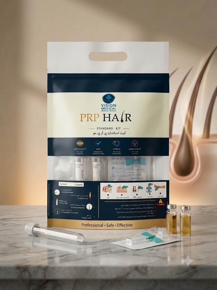 پک تخصصی PRP مو (Vision Medical)؛ استاندارد طلایی در احیای مو