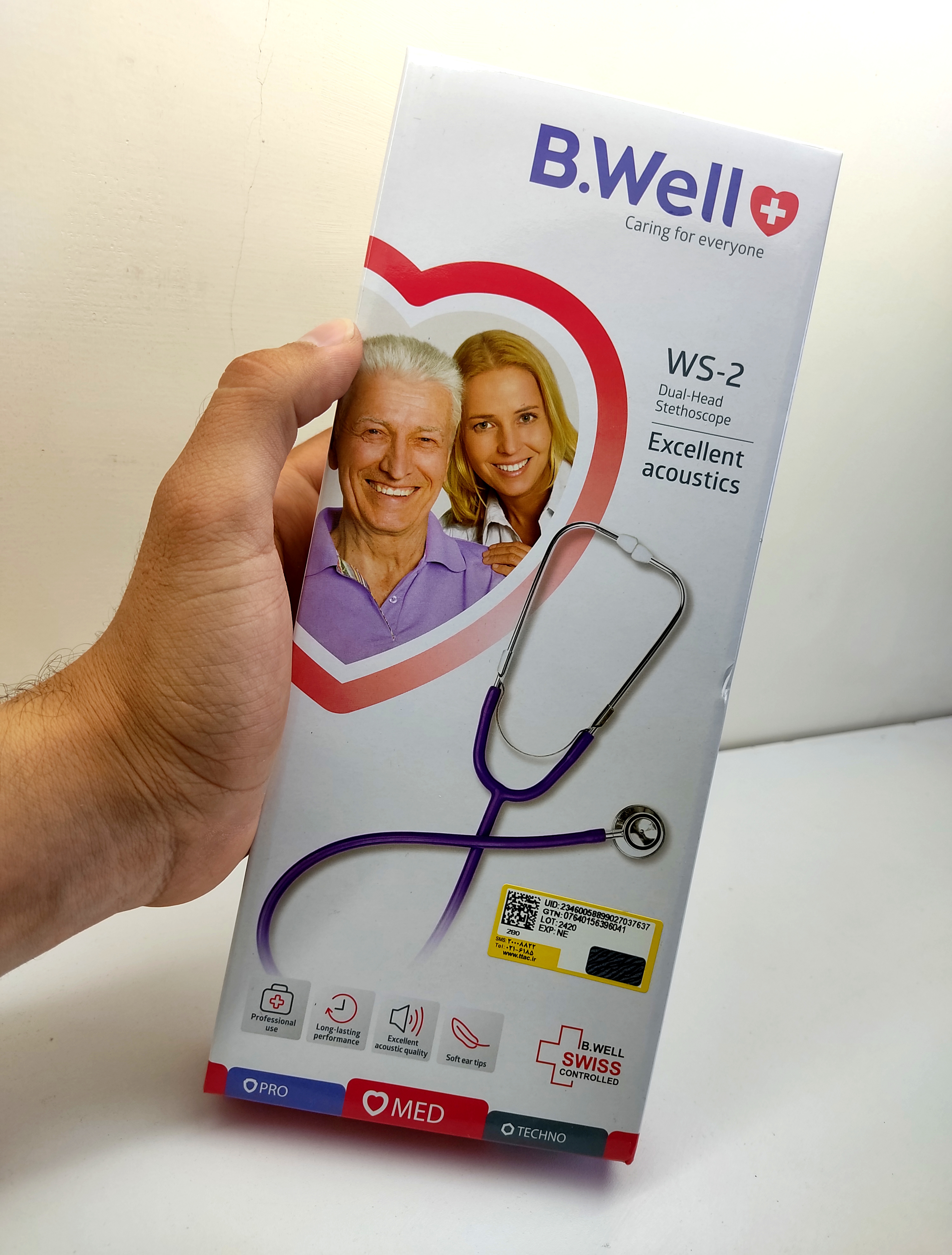 گوشی پزشکی بی ول مدل WS-2